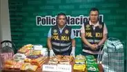 Ica: narcos transportan droga mezclada con chocolates y café