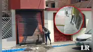 Tacna: delincuentes dejan corona fúnebre, carta extorsiva e intentan quemar vivienda de familia