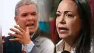 Iván Duque alerta que "estaría en riesgo la integridad de María Corina Machado" ante posible atentado