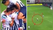 Carlos Zambrano anotó un golazo desde fuera del área y marcó un doblete para Alianza Lima
