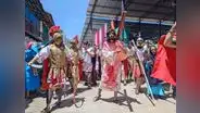 Reque: retomó escenificación por Semana Santa tras 4 años y con 180 actores