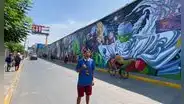 La historia de Pedro Urrutia, el grafitero del mural de 'Dragón Ball' en homenaje a Akira Toriyama