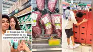 Español va a supermercado de PERÚ por primera vez y se sorprende al hallar CARNE CON SEGURO ANTIRROBO