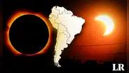 Los países de Sudamérica que podrán apreciar el eclipse solar este 8 de abril: ¿cómo se verá?