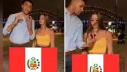 Extranjera confunde la bandera de Perú con la de Brasil y usuarios bromean: “Río de Coneiro”