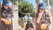 Latina en España se lleva amarga sorpresa al comer fruta: "No todas las mandarinas son comestibles"