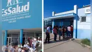 Chiclayo: decenas de asegurados forman colas en los exteriores de EsSalud