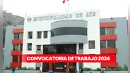 ¡Trabaja en Ate! Municipio limeño ofrece 334 empleos con sueldos desde S/1.300