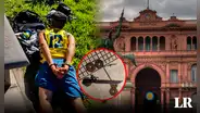 Detienen a hombre que intentó entrar con un machete a la Casa Rosada de Argentina