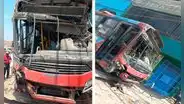 Accidente en VMT: bus de El Rápido colisiona y deja 3 casas afectadas en Tablada de Lurín