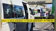 SJM: balean a chofer de combi frente a la estación Atocongo de la Línea 1 del Metro de Lima