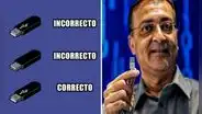 ¿Por qué es difícil conectar un pendrive al primer intento? Creador del USB lo explica