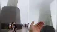 Peruano decepcionado tras conocer el Cristo Redentor cubierto de neblina: “Mis ahorros”