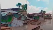 Intensas lluvias en Loreto destruyen 143 viviendas y 10 instituciones educativas