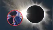 Niño intenta ver el eclipse solar en México sin protección y sufre las consecuencias | VIDEO