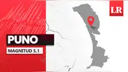 Temblor de magnitud 5,1 se sintió en Puno hoy, según IGP