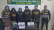 Puno: PNP captura banda delincuencial que asaltaba estudiantes