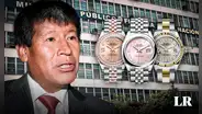 Fiscalía incautó tres relojes Rolex de Wilfredo Oscorima tras diligencias de exhibición