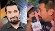 Aldo Miyashiro se luce junto a la actriz Gia Rosalino y ella le roba un beso en programa EN VIVO