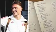Oliver Sonne sorprende con sus clases de español y en redes dicen: "Excelente caligrafía"