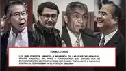 Plantean amnistía para Fujimori, Montesinos y miembros del grupo Colina