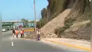 Temblor en Lima: deslizamiento de rocas en la Costa Verde se produjo tras movimiento telúrico