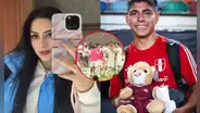 Cielo Berríos se emociona y reacciona al primer gol de Piero Quispe en México con tierno mensaje