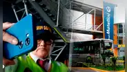 Metropolitano: impiden a reportera grabar en vivo estación Matellini "por falta de permiso"