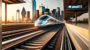 El increíble tren que construirán en Texas: podrás llegar en 90 minutos de Dallas a Houston