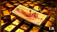 El PRIMER billete de oro emitido en Dubái: es de 24 quilates y tendrá un número de serie único