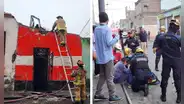 Se origina incendio en casona ubicada en el centro de Lima