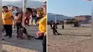 San Juan de Lurigancho: vecinos capturan a ladrón y queman mototaxi con el cual intentaba escapar