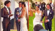 ¡Se casaron! Mateo Garrido Lecca y Verónica Álvarez se dieron el sí en íntima boda [FOTOS y VIDEO]