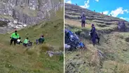 Puno: motociclista muere tras despistarse y caer a un abismo en Macusani