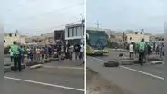 AREQUIPA: pobladores de sector La planchada bloquean carretera exigiendo reposición de agua