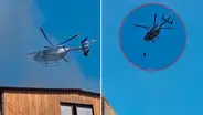Incendio en Cercado de Lima: helicóptero de apoyo acude a siniestro para salvar a persona atrapada