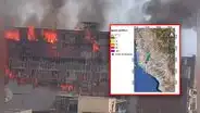 Senamhi: contaminación por incendio en Cercado de Lima afectará a 4 distritos