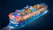 El crucero más grande del mundo está en América: tiene capacidad para 7.600 personas y cuenta con 7 piscinas