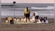 Lurín: menor queda en UCI por quemaduras tras sesión fotográfica con una fogata en la playa