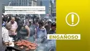 Imagen no muestra a profesores y estudiantes en la marcha universitaria de Argentina