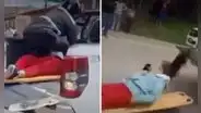 La Libertad: mujer herida sale despedida de vehículo de rescate de Serenazgo tras accidente