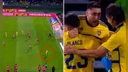 Luis Advíncula y su genial asistencia para el gol de Boca Juniors que lo acerca a la final en Argentina