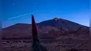 ¿Dónde se vio la lluvia de estrellas en Sudamérica?