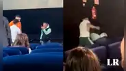 Boxeador da brutal golpiza a maltratador en cine de España y VIDEO se hace viral