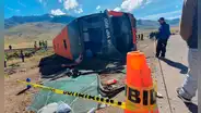 Puno: vuelco de bus interprovincial deja más de 10 fallecidos y chofer se da a la fuga