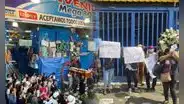 Comerciantes de Mega 80 en Comas protestan por amenazas de extorsión tras asesinato de su dirigente