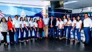 Visita y reunión académica del funcionario de negocios de la Embajada de Estados Unidos en Perú, Sr John Mcnamara con alumnos de ICPNA Región Grau