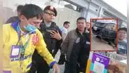 Chiclayo: heladero impide decomiso de su triciclo al colocarse debajo de la camioneta de serenazgo