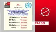 Minsa no anunció, junto con la OMS, cursos gratuitos de Enfermería de la Cruz Roja Peruana
