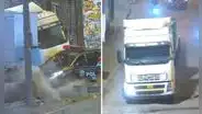 Persecución en Ate: sujeto roba un tráiler y embiste a patrullero en su huida